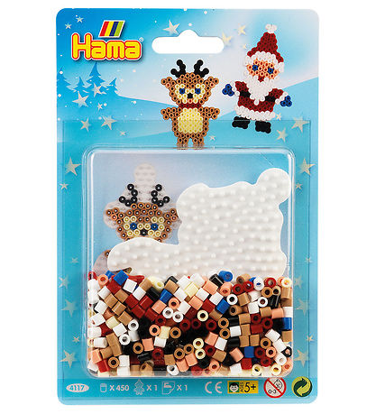 Hama Midi Perlenset - Klein Weihnachten - 450 st. - Wichtel und