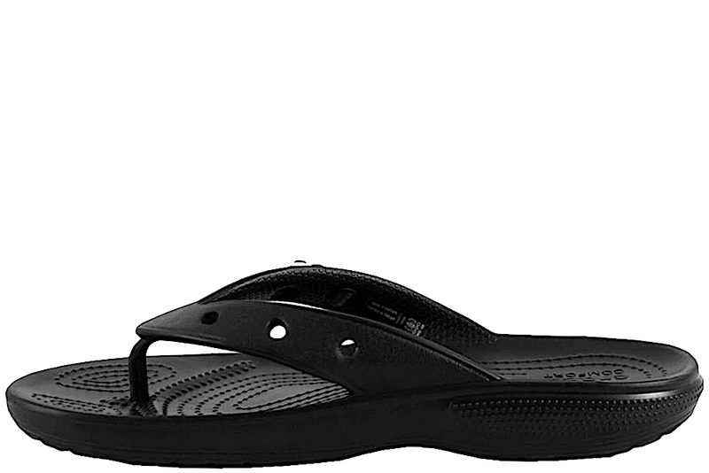 CROCS CLASSIC FLIP BLACK SLIPPERS