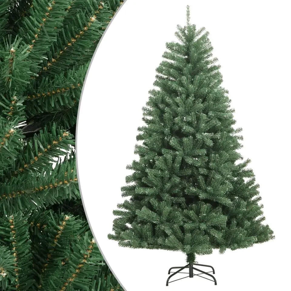 vidaXL - Gescharnierde Kunstkerstboom - Groen - 150 cm