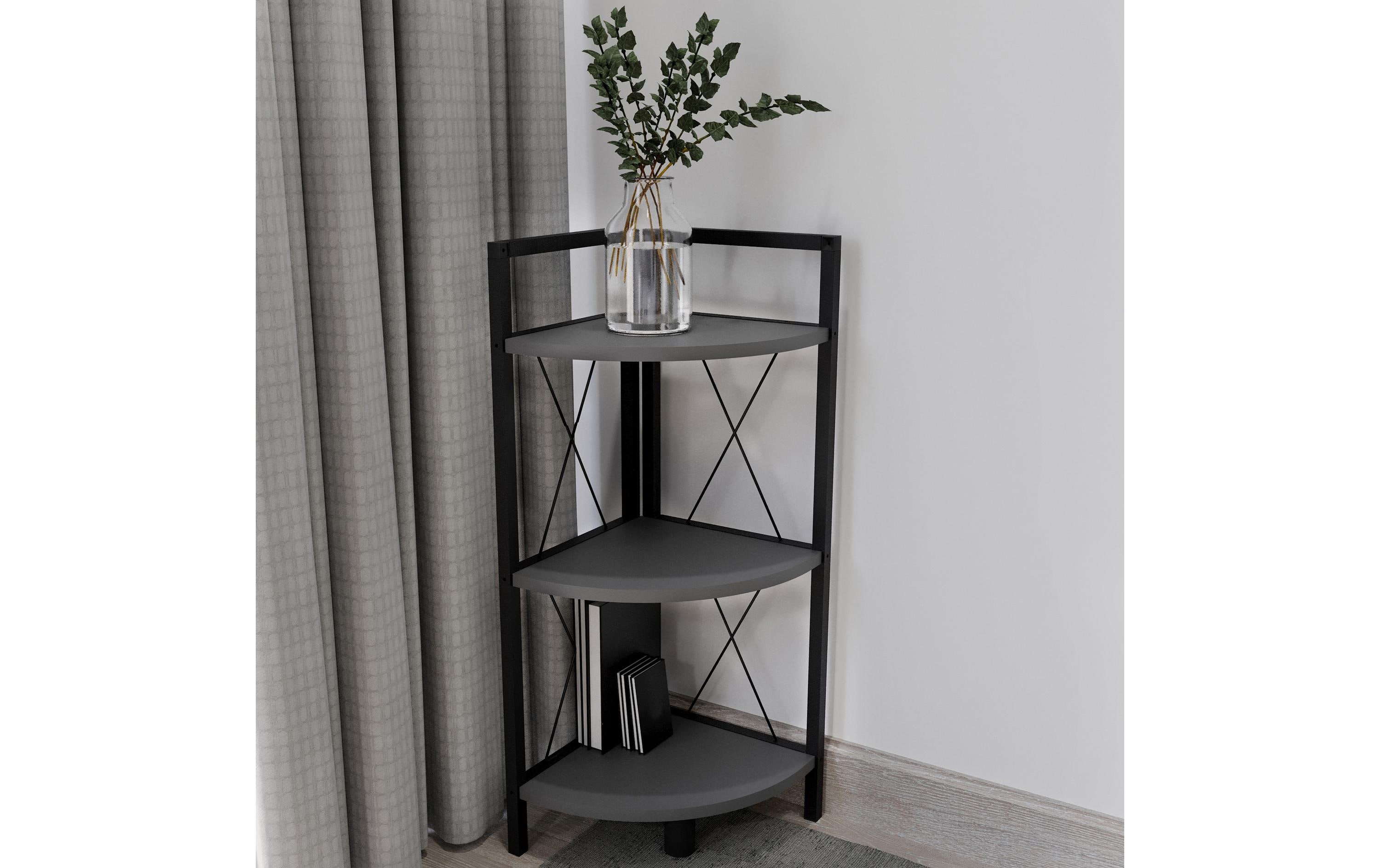 Regal Insasi 3 34 x 87 cm, AnthrazitModernes Eckregal