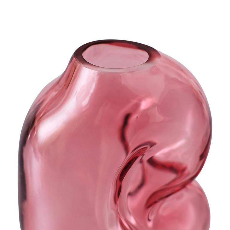 HKliving Gleam Glass vaas h18 Rose