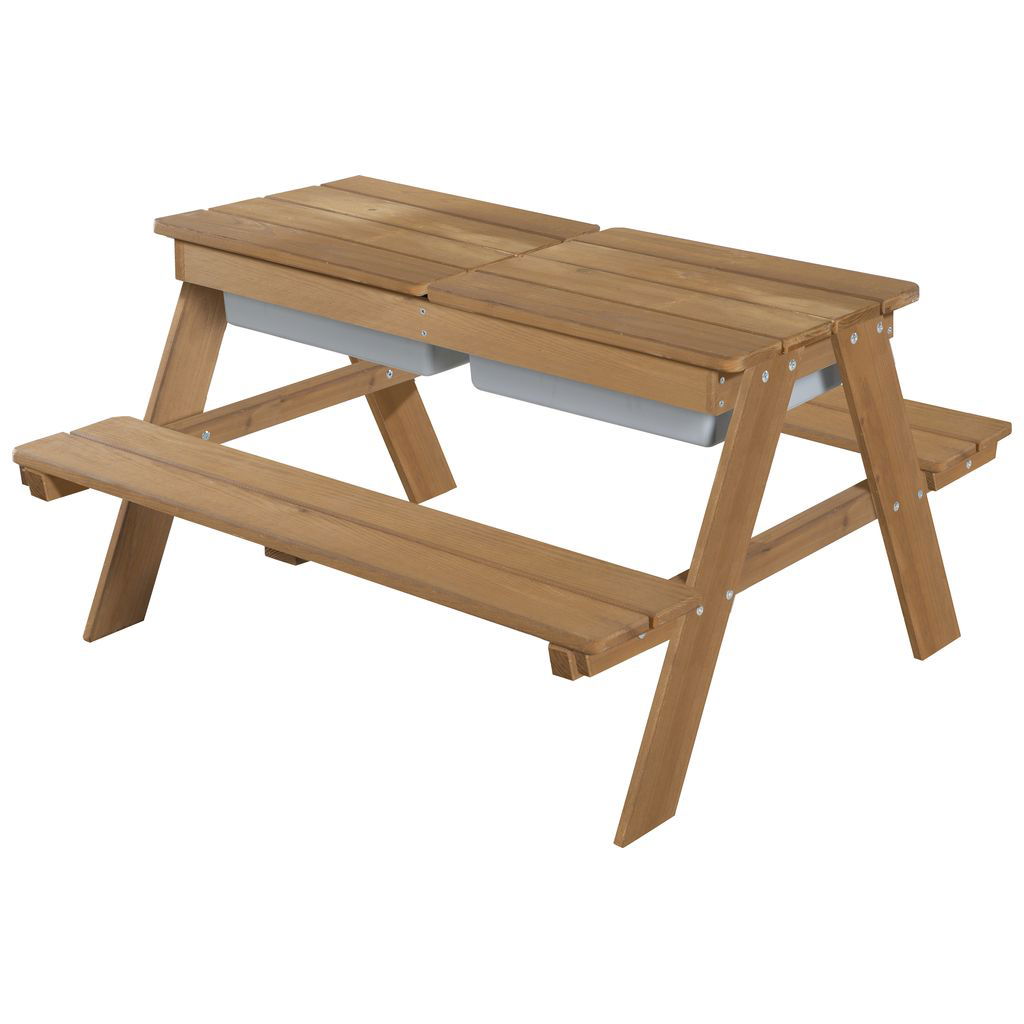 robaroba   Kindersitzgarnitur Outdoor + mit Spielwannen braun