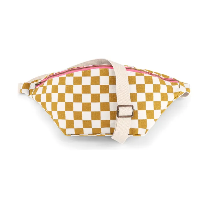 Rose in April Sac banane Check | Caramel