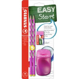 Kit d'écriture école EASYgraph 'S', gaucher, rose