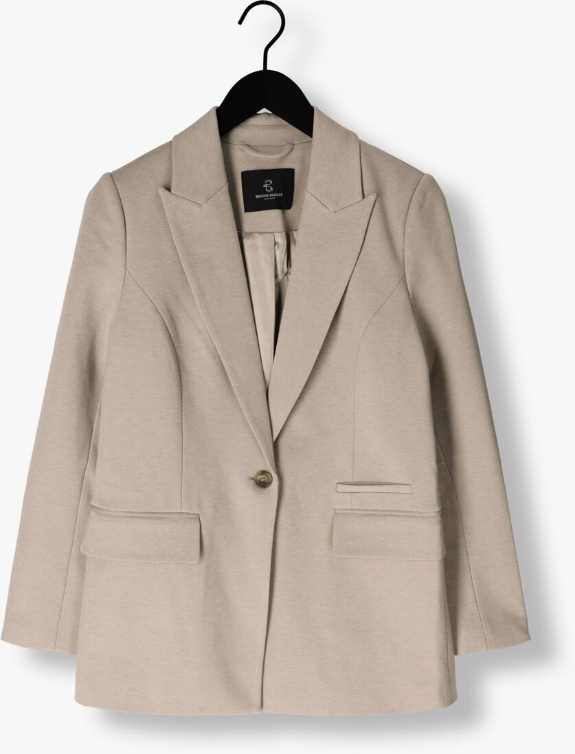 BRUUNS BAZAAR beige bruuns bazaar blazer lucilay ginny blazer