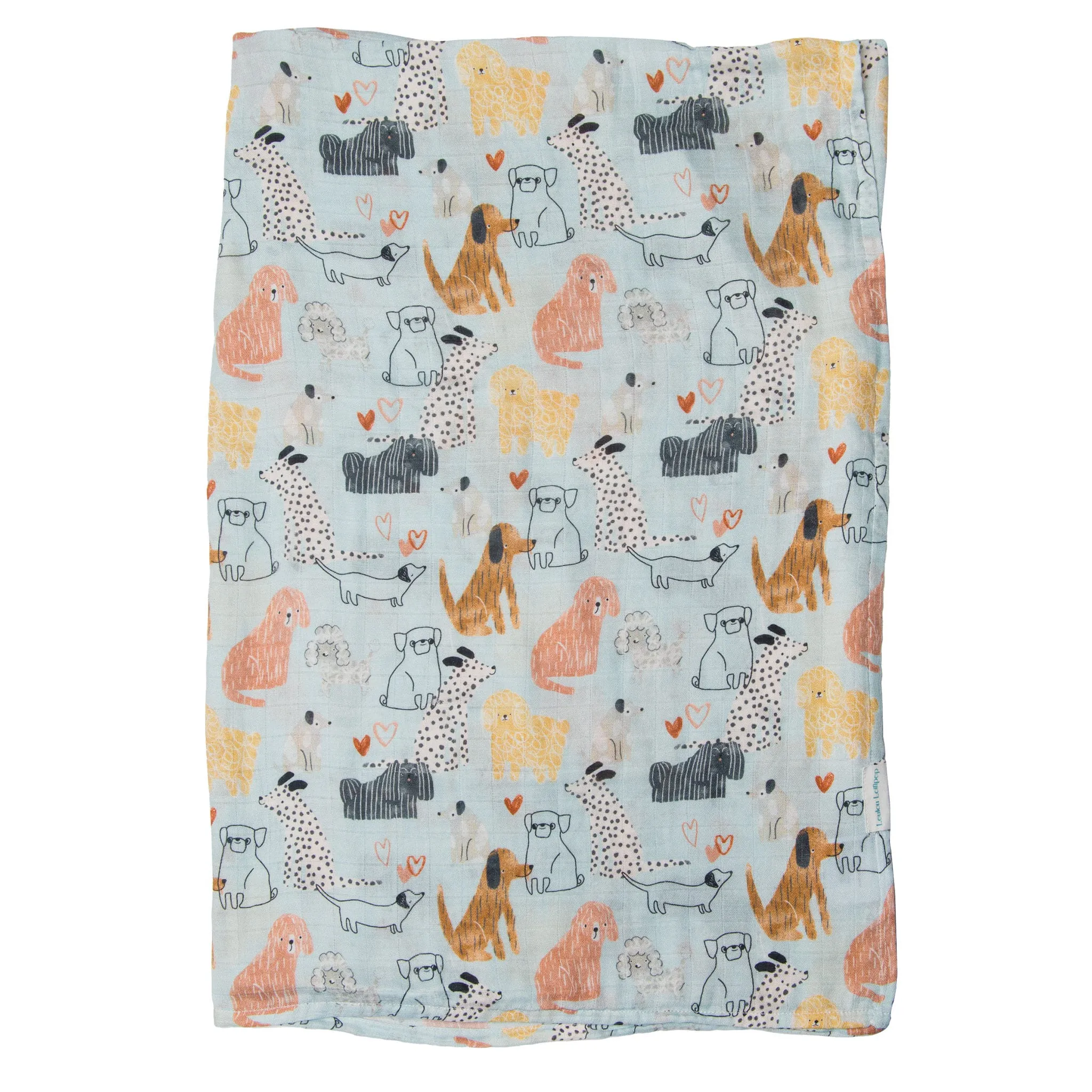 Loulou Lollipop Couverture Mousseline Bambou - Chiens