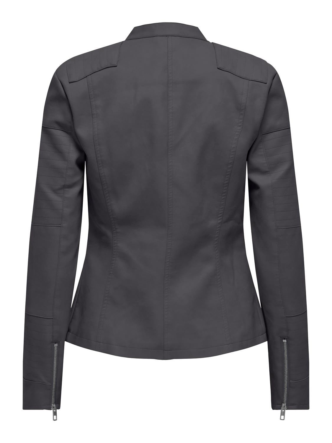 ONLAVA Bikerjacke in Lederoptik Magnet