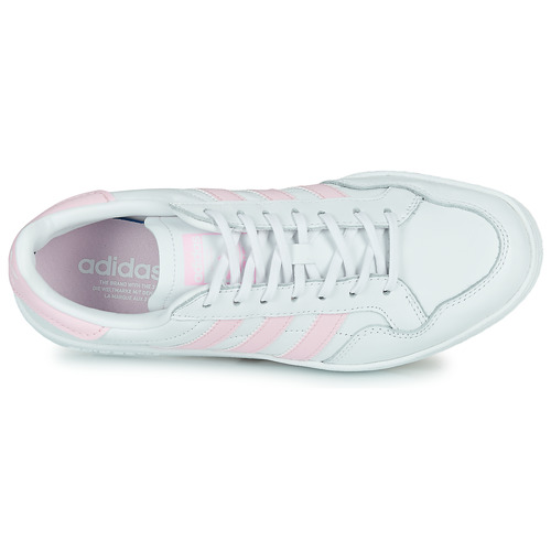 adidas Originals - TEAM COURT W - Blanc / Rose