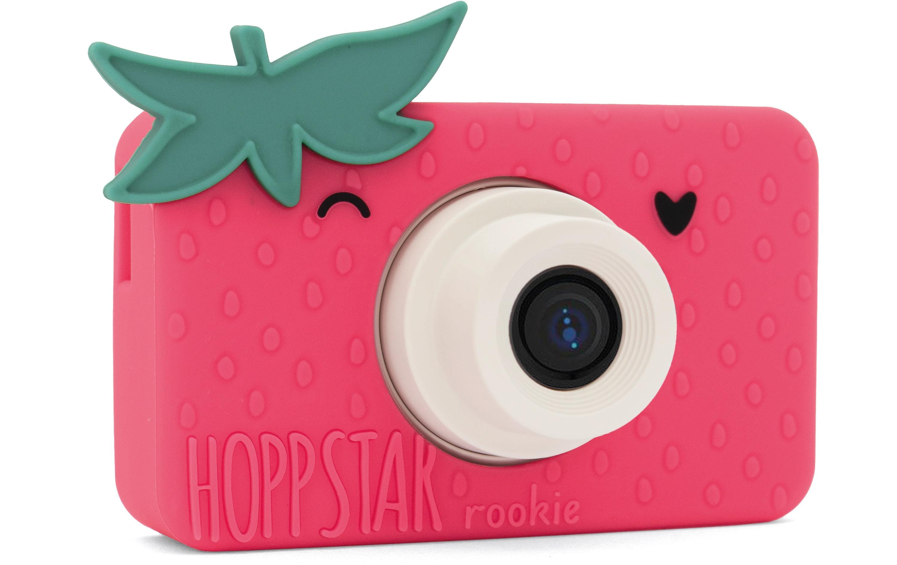 Kinderkamera Digitalkamera Hoppstar Rookie Kids StrawbellaKamera mit beliebten Funktionen wie Fotorahmen, Fotofilter und Gesichtserkennung