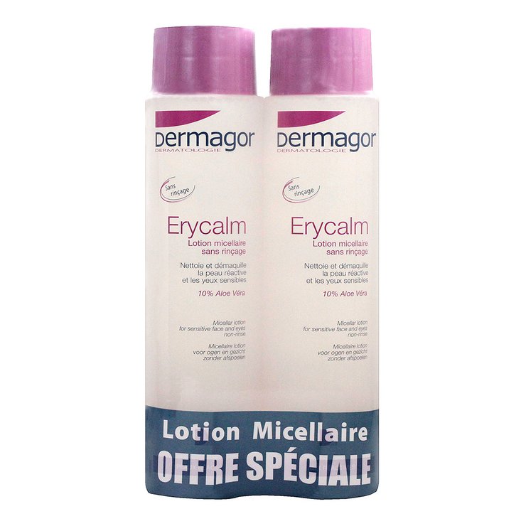 Erycalm lotion micellaire apaisante 2x400ml