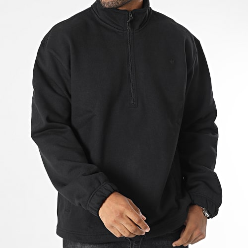 Sweat Col Zippé HZ Crew HK0311 Noir