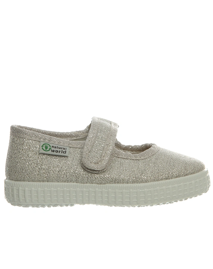 Ballerinas GLITTER GIRL in silber