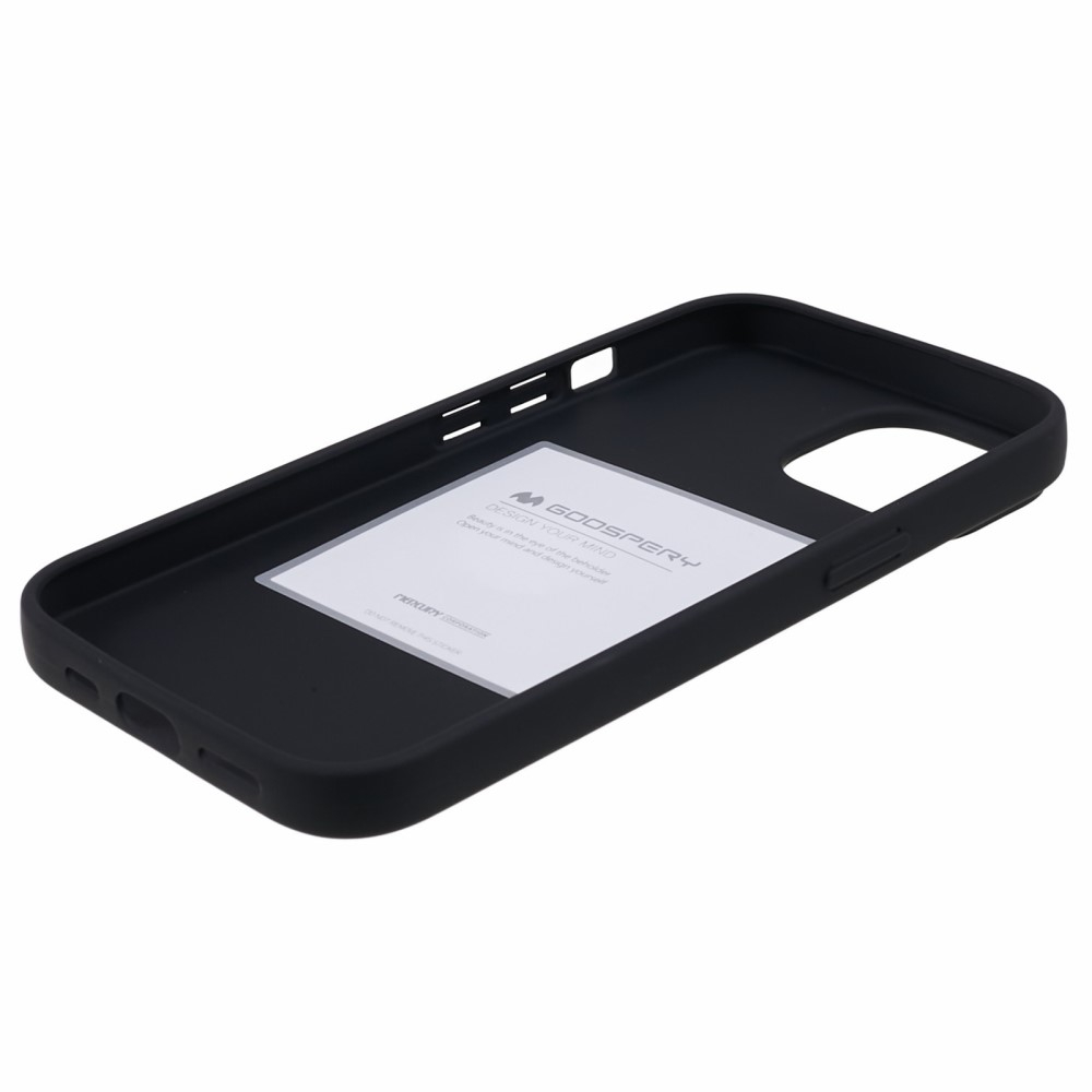 Mercury Goospery - iPhone 15 Gummi Case Hülle - Schwarz (Matt)