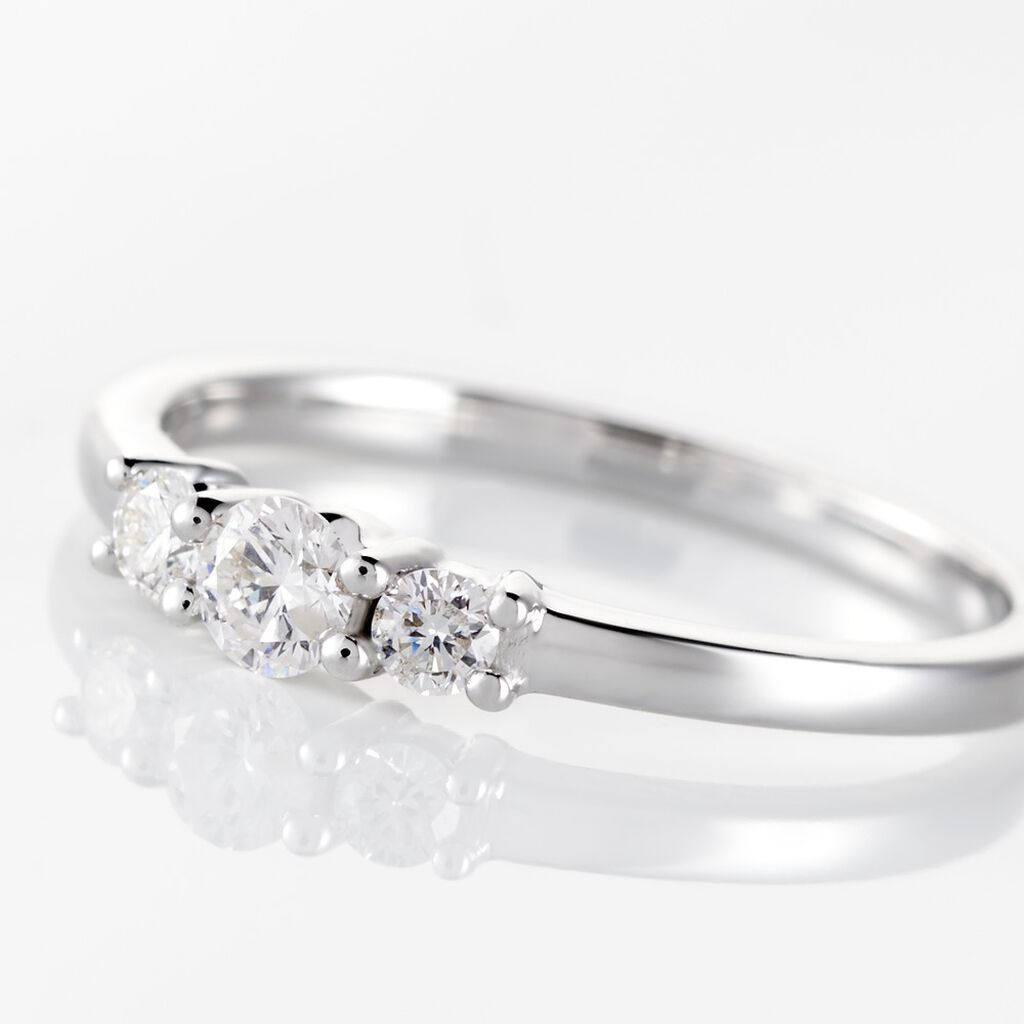 Bague Sabine Or Blanc Diamant