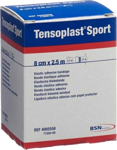TENSOPLAST SPORT Elastisches Tape, 8 cm x 2.5 m