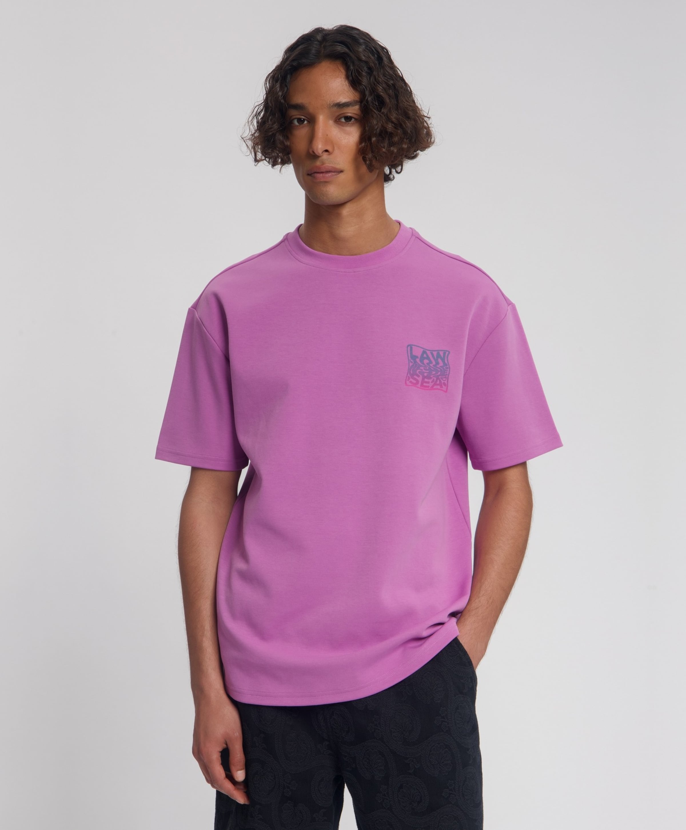 Law of the Sea Heren T-shirt roze