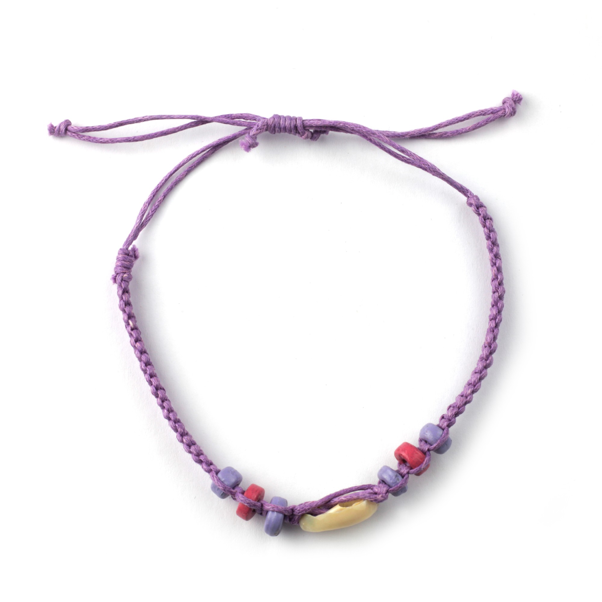 Armband mit Muschel, rosa, lila günstig bestellen