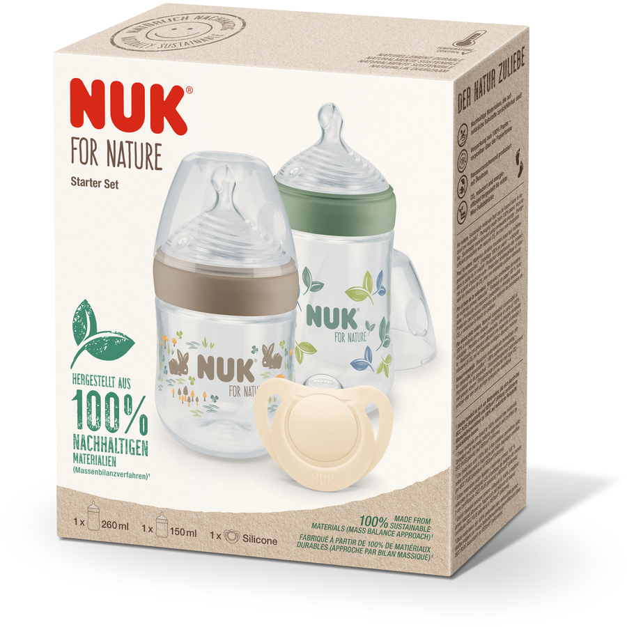 NUK Babyflaschen Starterset NUK for Nature