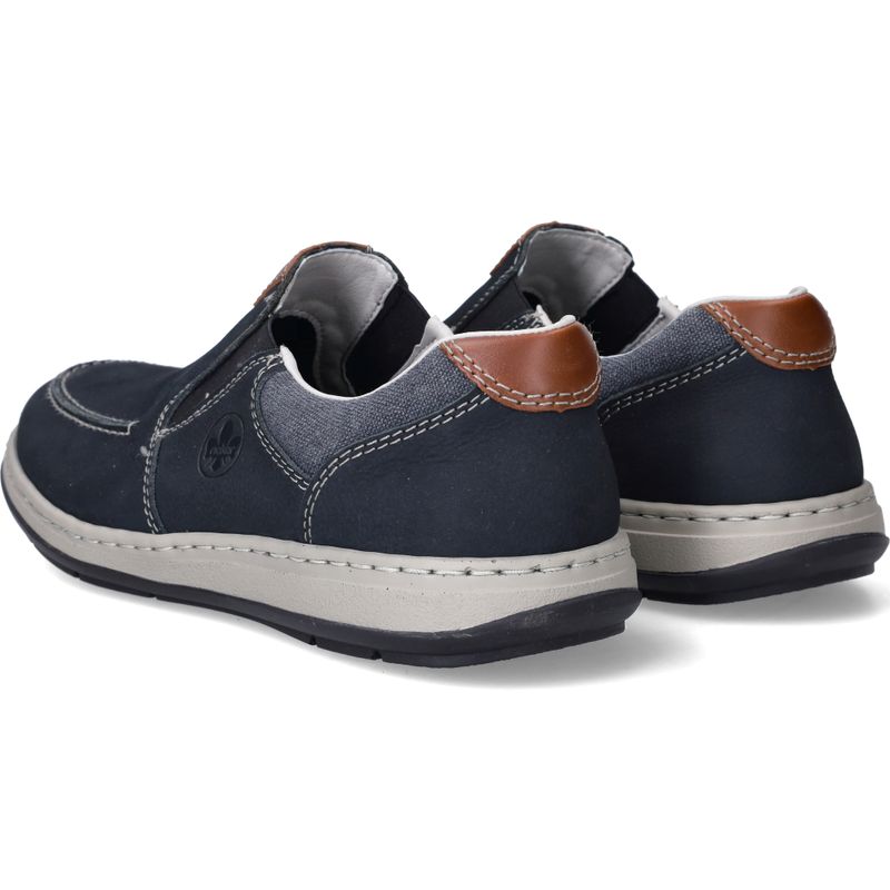 Rieker Instappers Blauw Heren