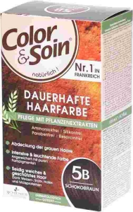 COLOR & SOIN Coloration 5B marron chocolat, 135 ml