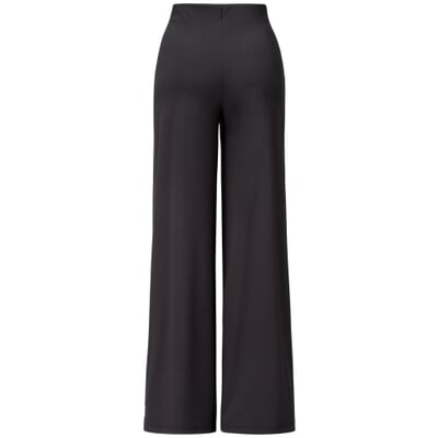 Yoga-Hose weites Bein, Schwarz
