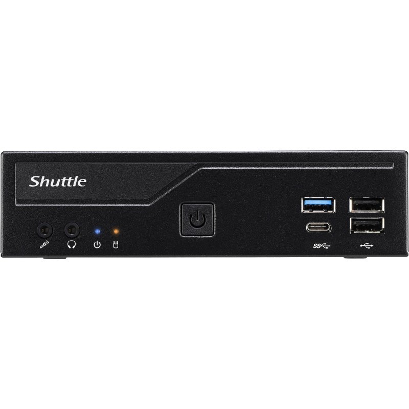 Shuttle Slim PC DH610, S1700, 1x HDMI, 2x DP, 1x 2.5