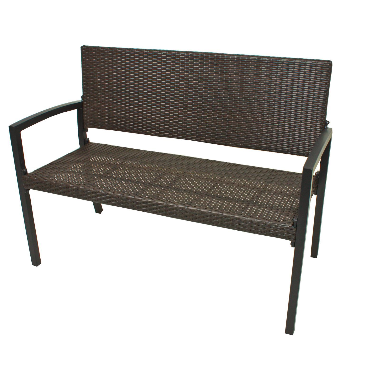 Gartenbank SANREMO - coffee - 116 cm