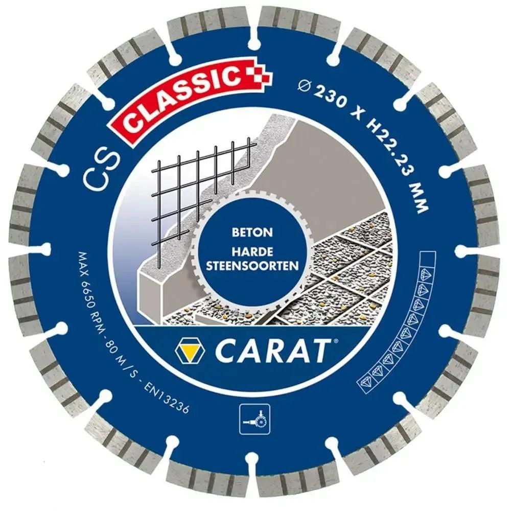 Carat CS CLASSIC Diamantschijf beton/hard steen 230x22,23mm - CSC2303000