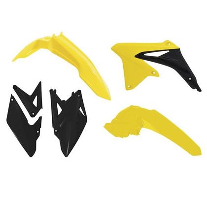 Kit plastiques R-tech 4 p couleur origine - Jaune