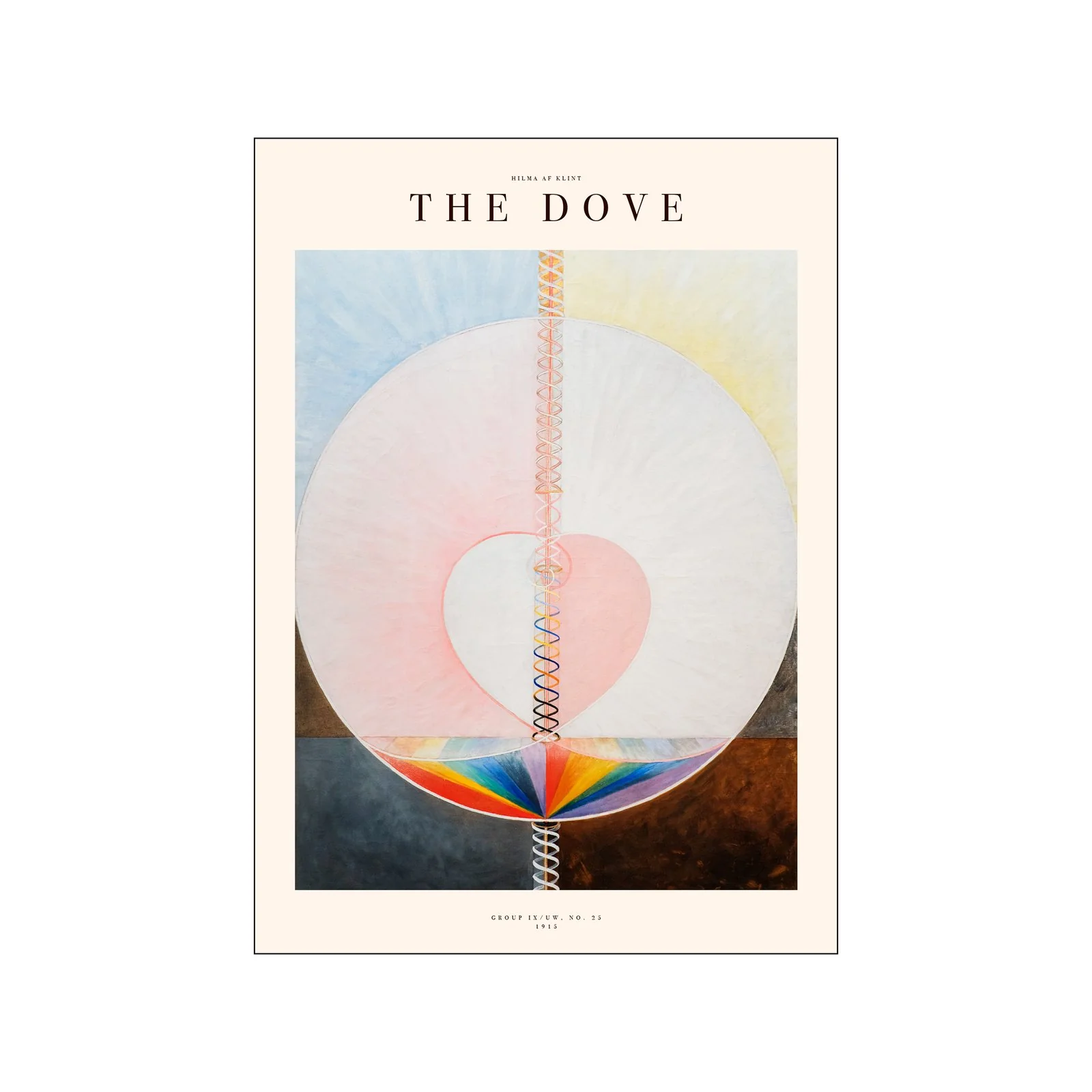Poster & Frame  Hilma af Klint The Dove plakat