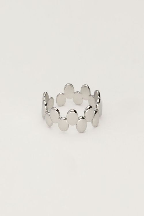Statement ring met ovalen details