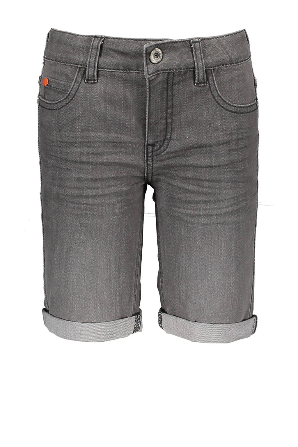 TYGO & vito slim fit jeans bermuda grijs stonewashed