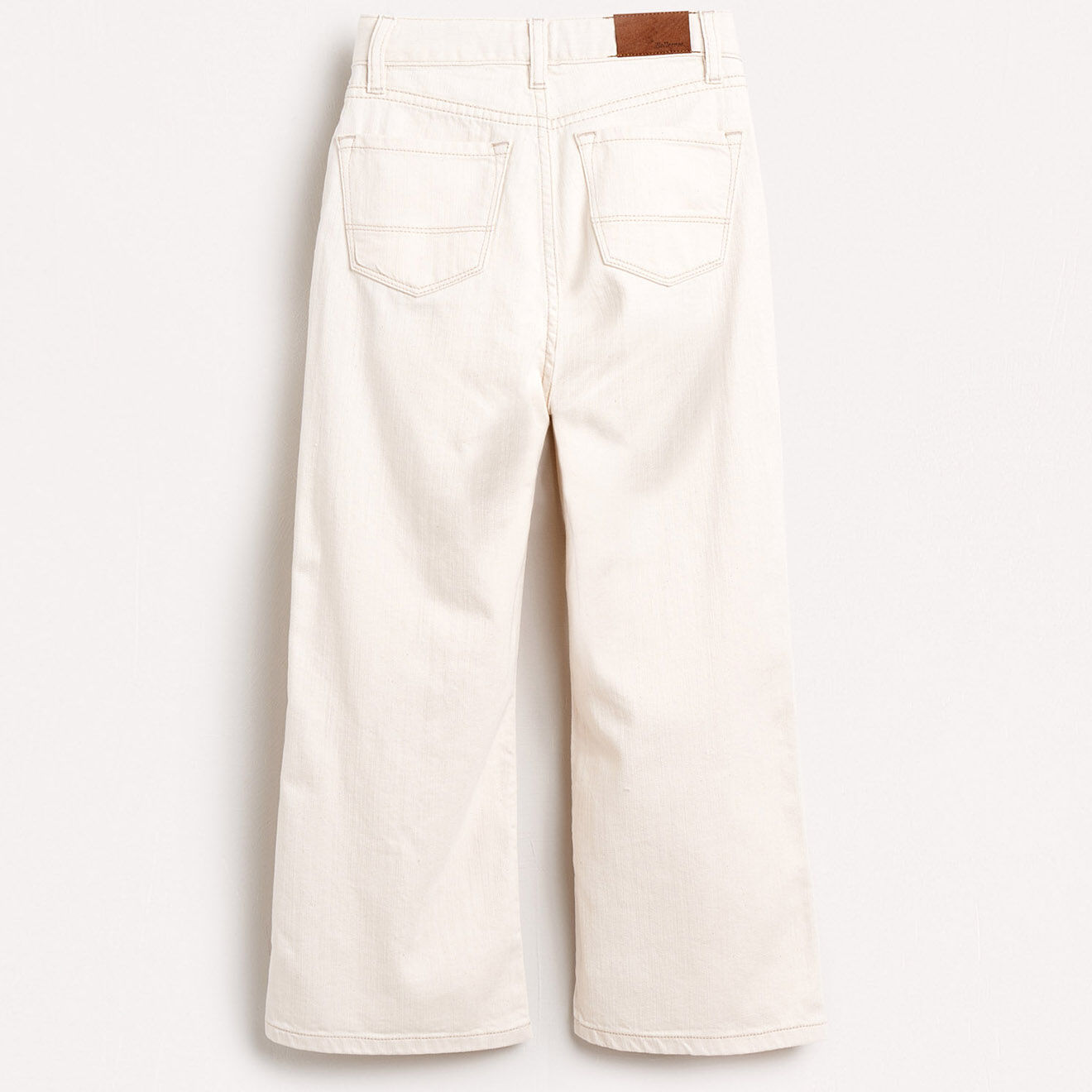 Bellerose Jean bootcut 100% Coton bio Popies écru