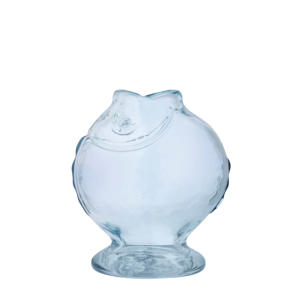 Bahne Interior  Fish vase, blå - H17 cm
