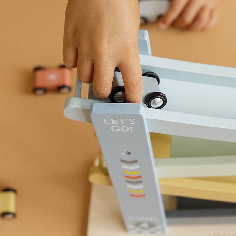 Little Dutch - Rollerbaan Autobaan - Blauw - Hout - FSC