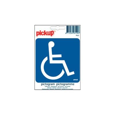 Pickup - Pictogramme - Accès handicapé - 100 x 100 mm