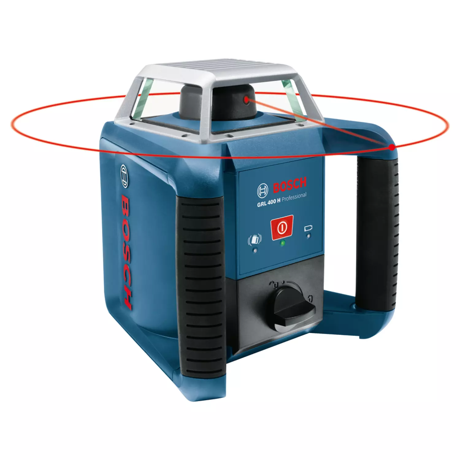 Bosch GRL 400 H rotatie laser   LR 1 ontvanger in koffer   GR 2400 meetlat   BT 152 statief