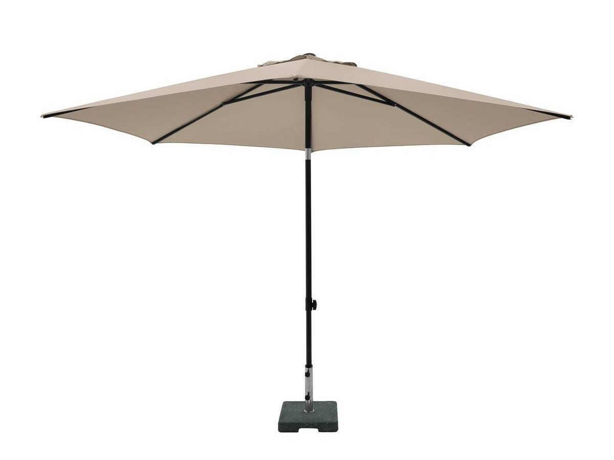 Madison Elba 300 cm push-up parasol - Ecru