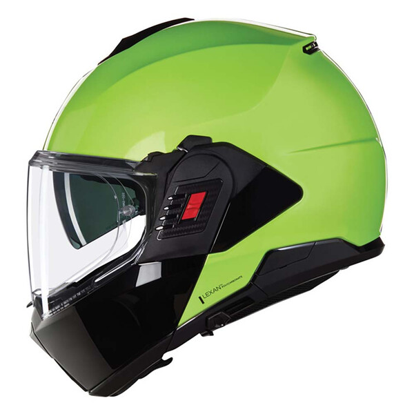 Nolan - Casque N120-1 Mivedi N-Com Vert fluo / Noir / Brillant