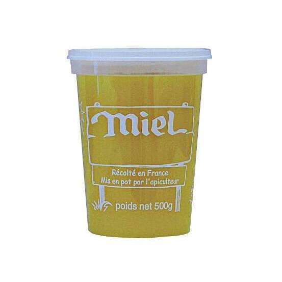 10 Pots plastique pour miel 250g