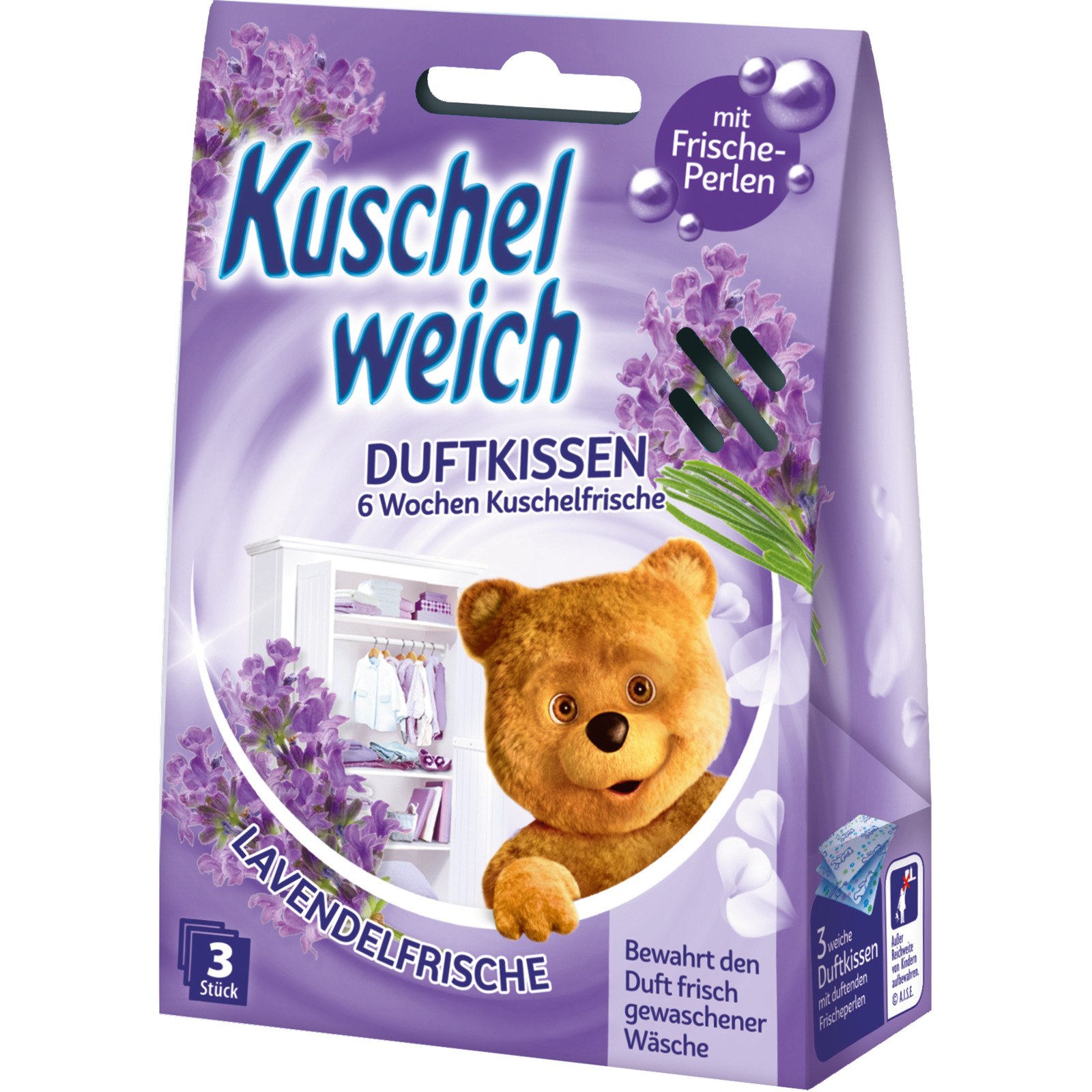 Kuschelweich Duftkissen Lavendel 3ST
