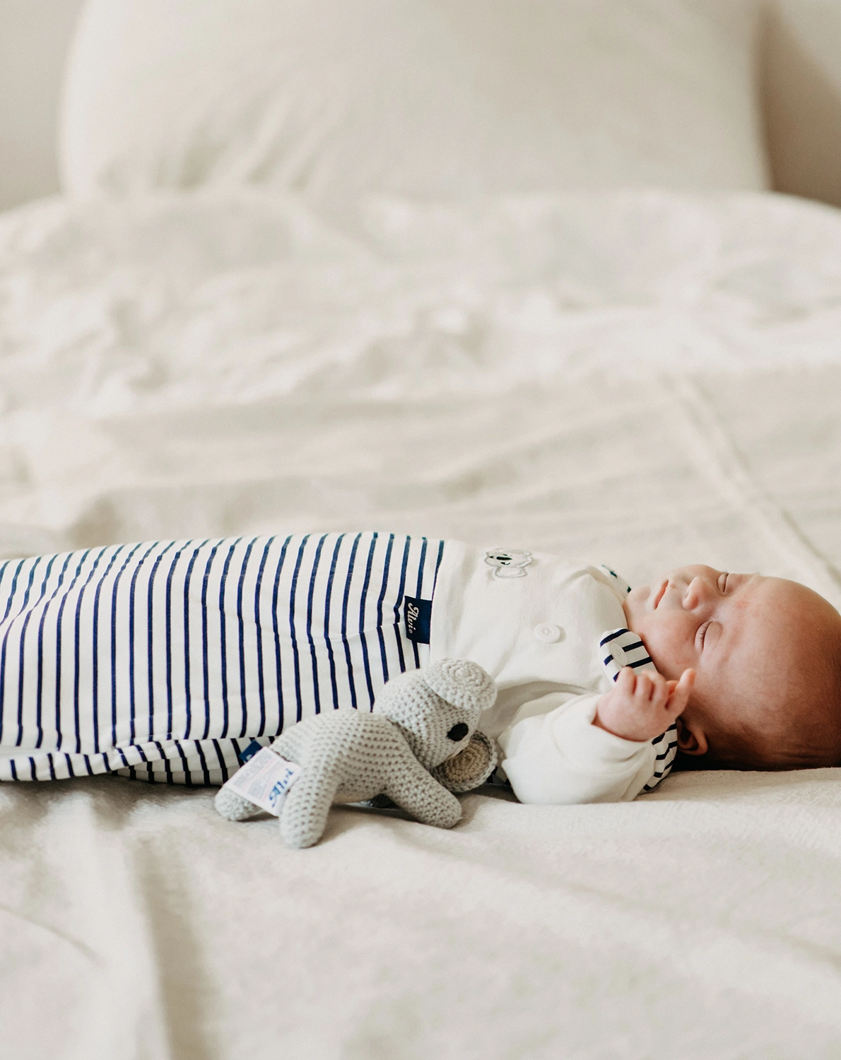 Schlafsack-Set BABY-MÄXCHEN® – RINGLETS KOALA 3-teilig in navy