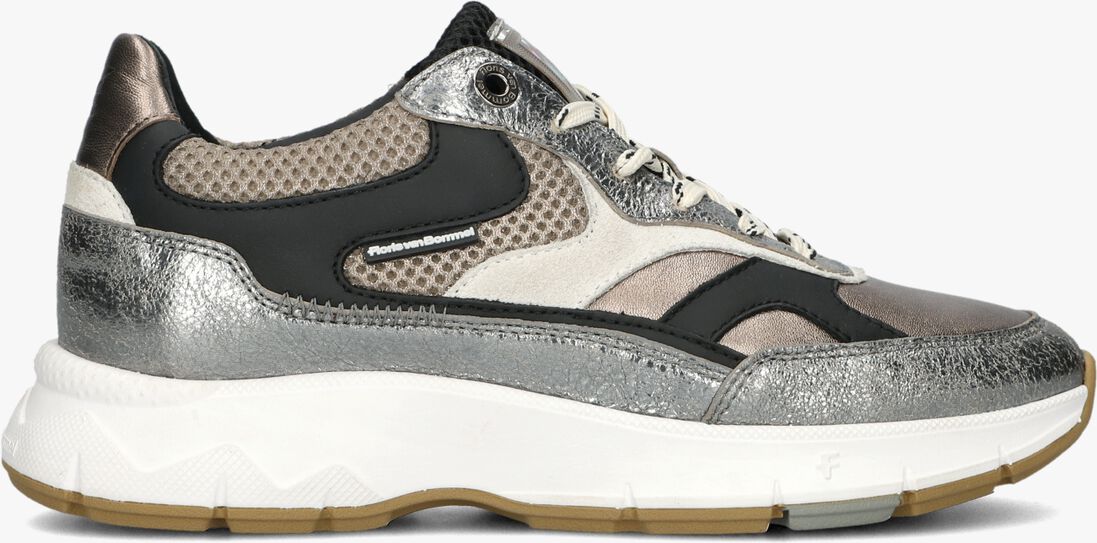 zilverkleurig floris van bommel lage sneakers sfw-10133 daysi