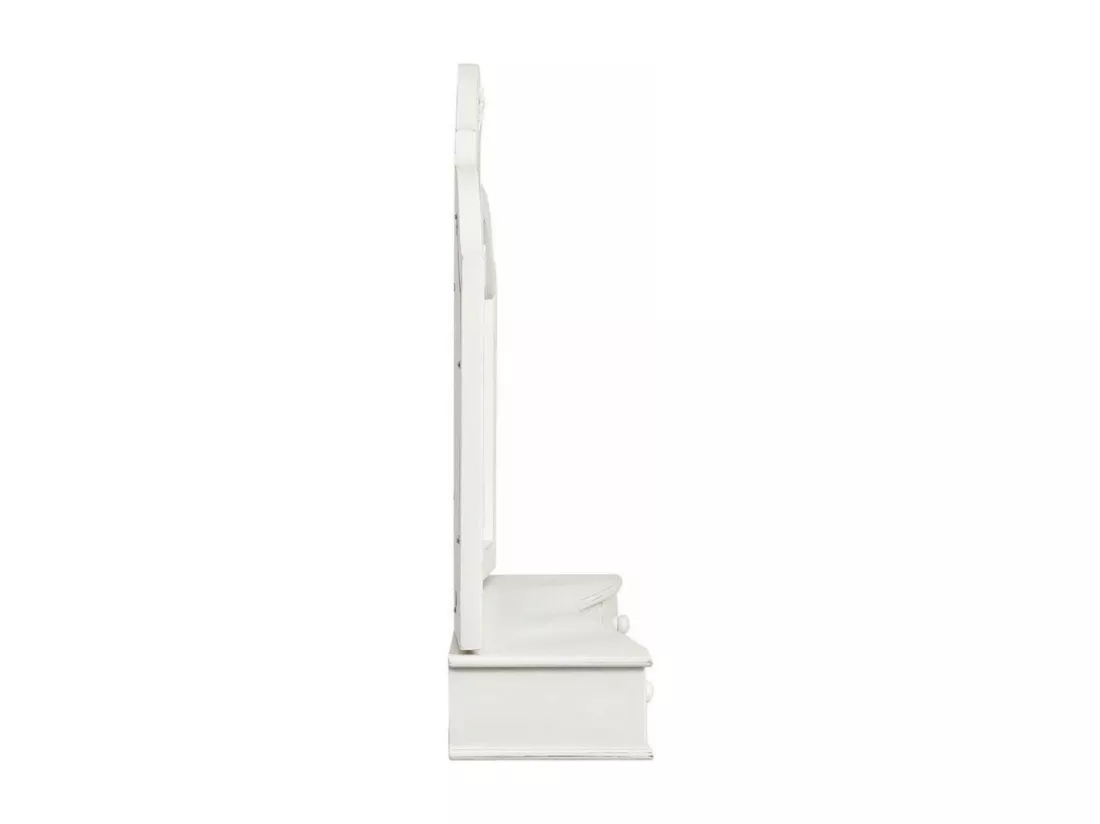 Dessus de coiffeuse 3 miroirs MDF Blanc - Romance Interior's