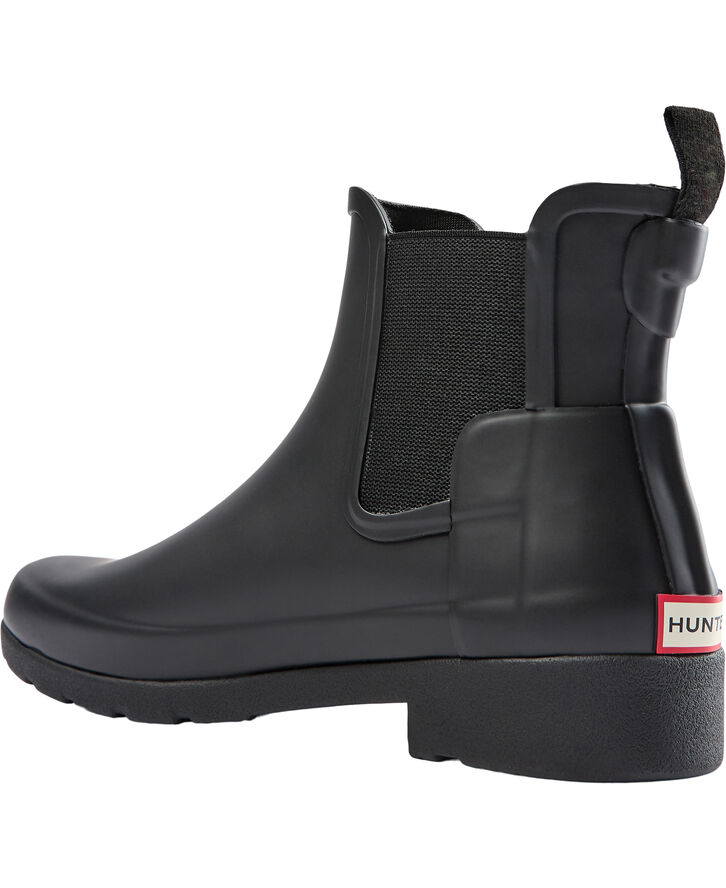 Hunter WOMENS REFINED CHELSEA Black