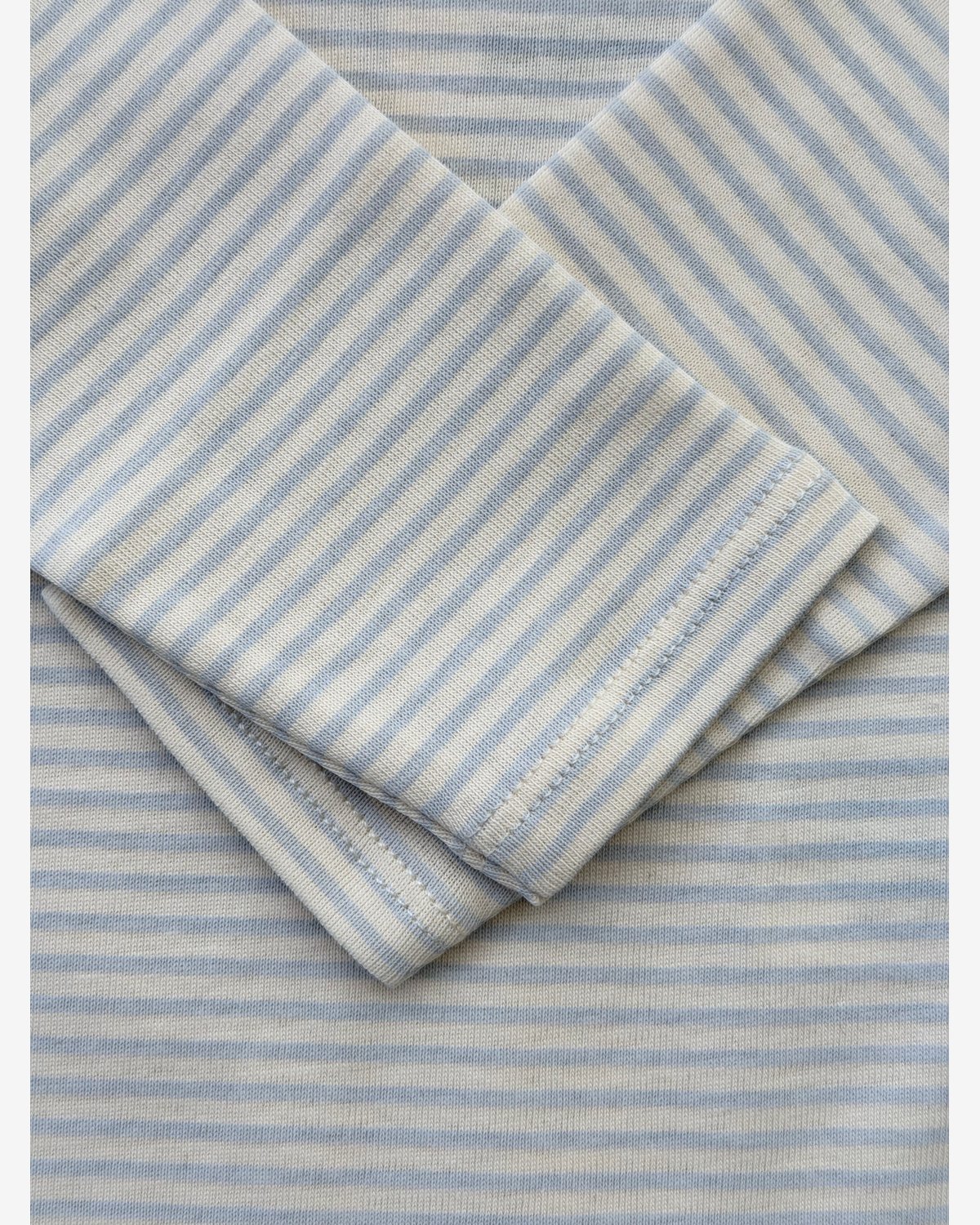 Body m/ Konvolutt Hals – 100% Øko Bomull | Fio Stripe LS Body