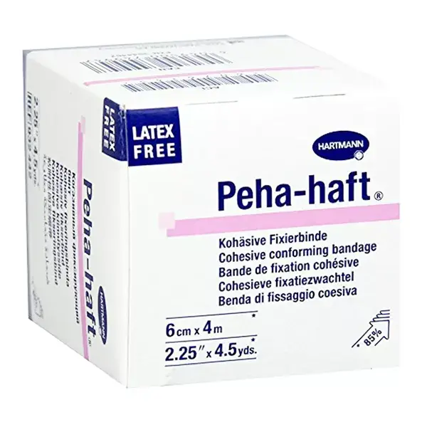 Fita adesiva elástica Hartmann Peha Haft 6cm x 4m