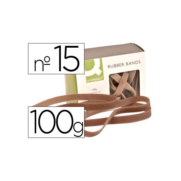 Q-Connect Pack Elásticos nº15 100g - KF15180