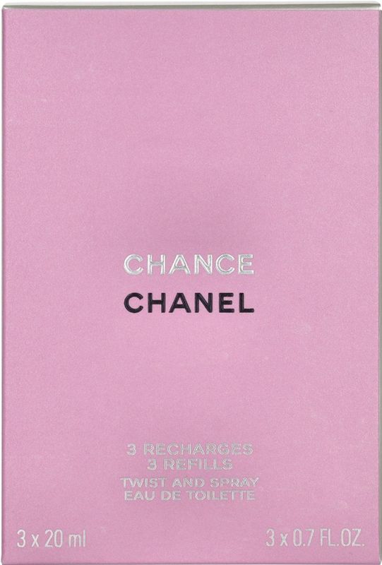Chanel - Chance - Eau De Toilette - 3 x 20ml - Navulling