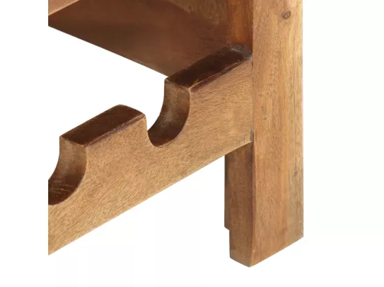 Casier à bouteilles 40x30x80 Bois d'acacia massif